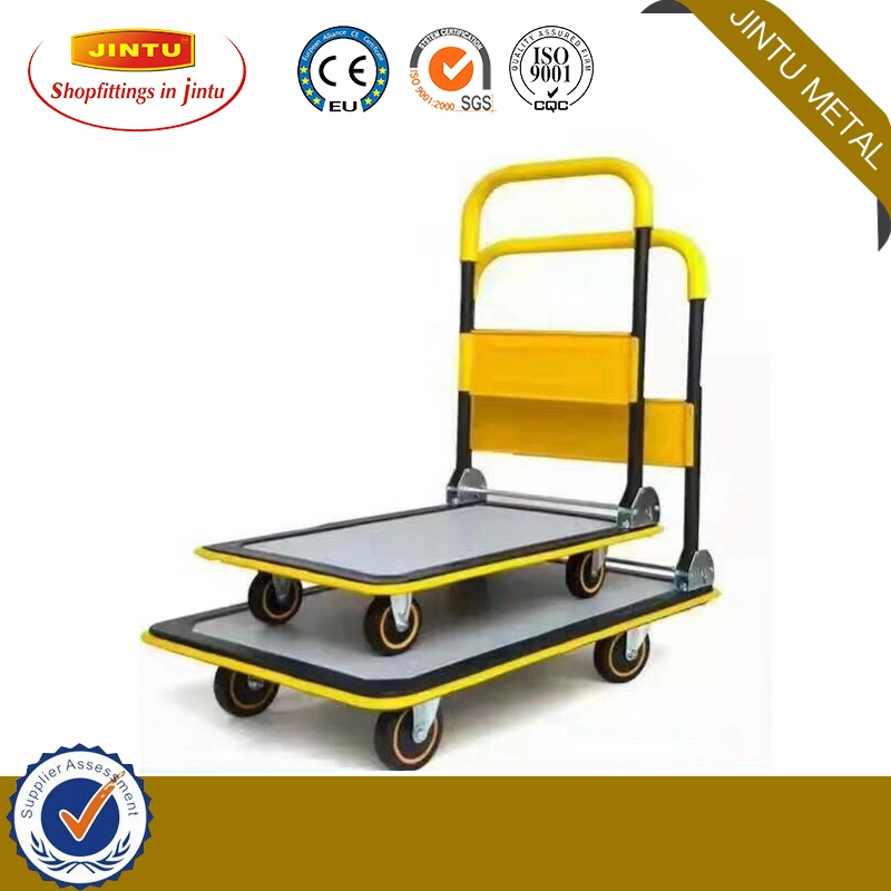 Warehouse Trolley Heavy Duty Platform Cart Supermarket Use