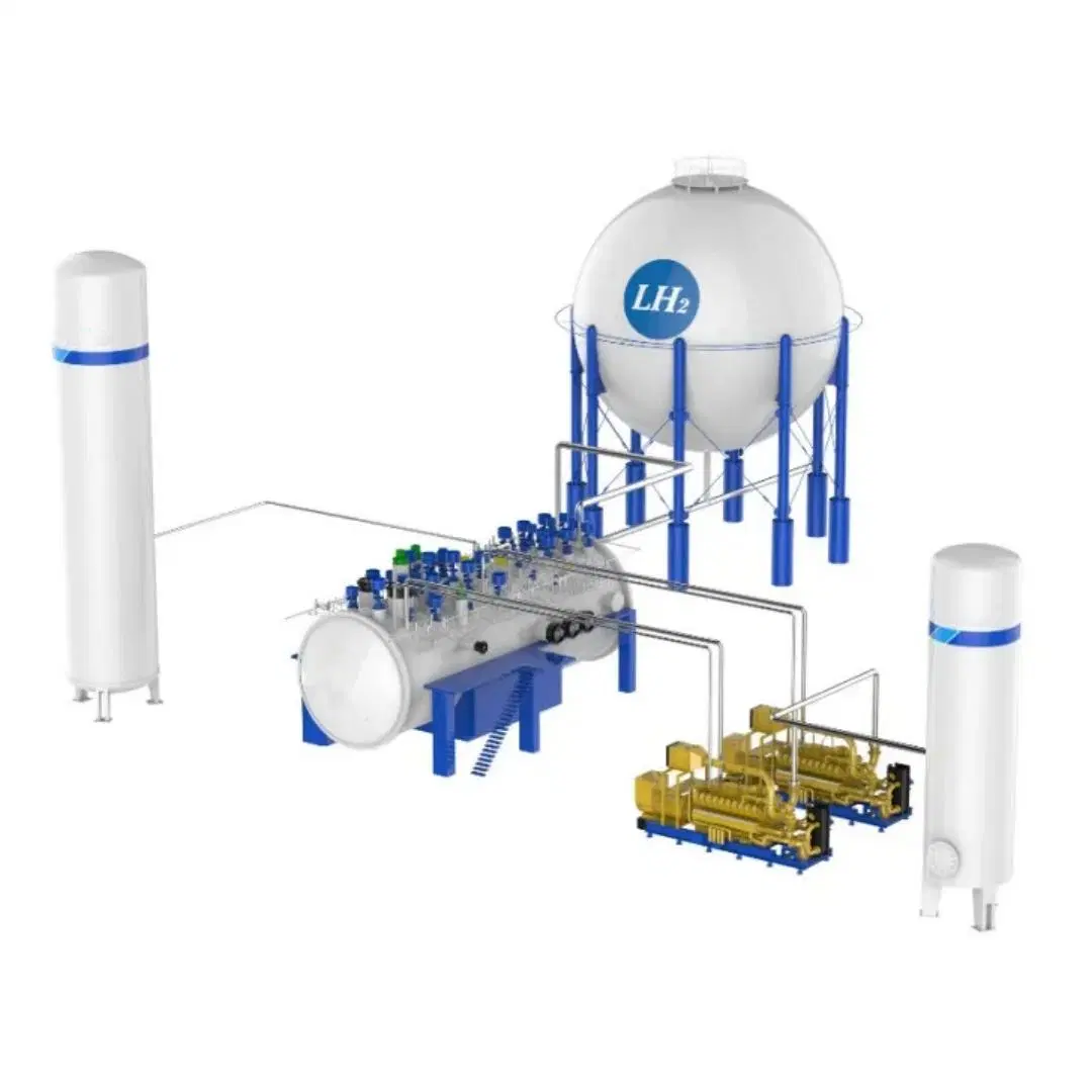 جهاز تبريد منخفض التكلفة 2500كجم/اليوم من الهيدروجين لجهاز توليد الطاقة