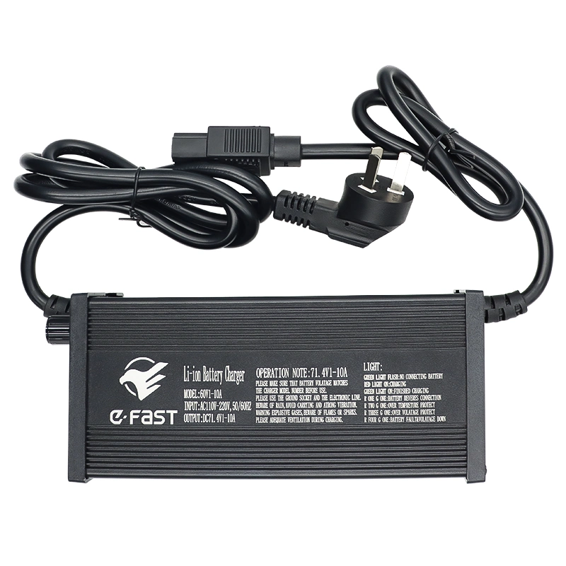 Carregador de bateria de iões de lítio de 12 V, 36 V, 72 V, 84 V, 48 V. Carregador de bateria para scooter elétrica eBike LiFePO4 e-Bike personalizado