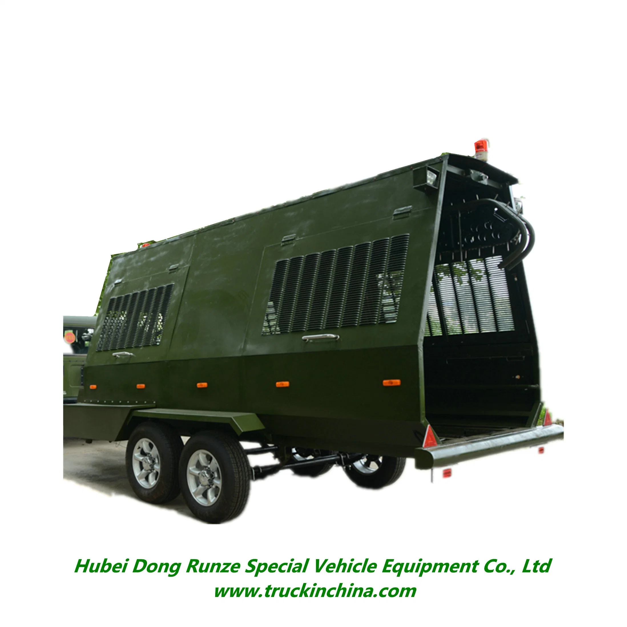 Mobile Security Barrier Trailer for Army Police Emergency Boundary Protection (Rapid Deployment Barrier Razor Wire Trailer)