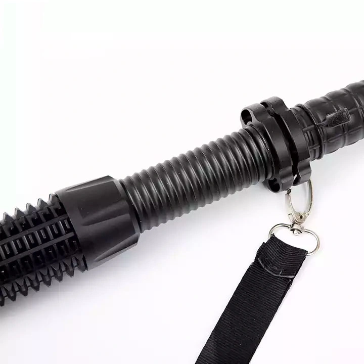 1000lm Self Defense T6 Zoom Torch Tactical Telescopic Stick Weapons Rechargeable/Tactical Flashlight/Self Defense Flashlight