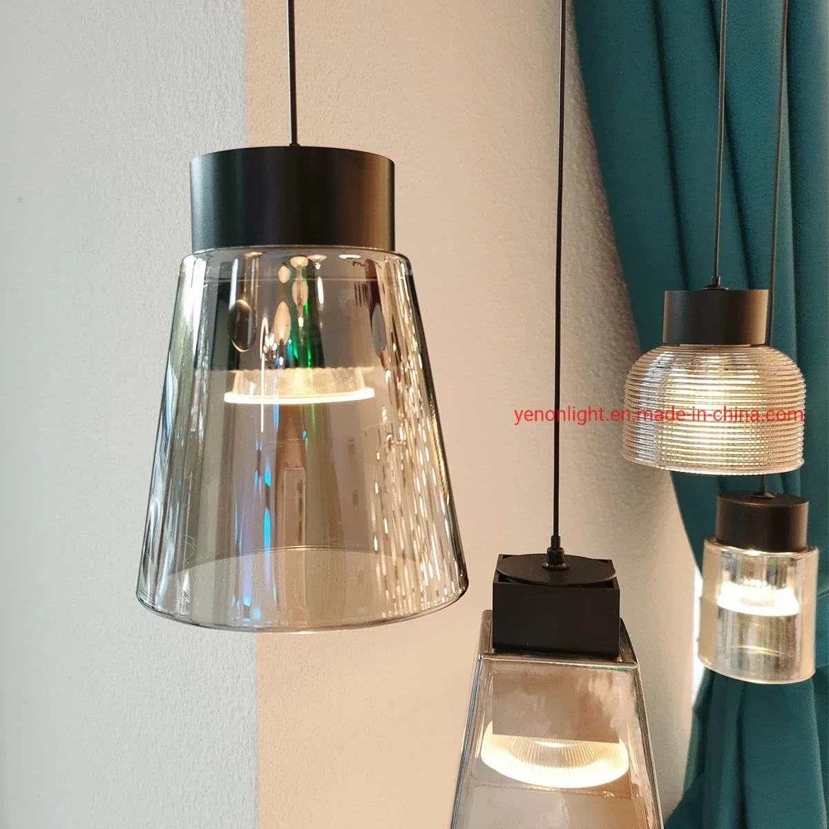 New DIY Glass Pendant Lamp Bar Pendant Light LED Lighting