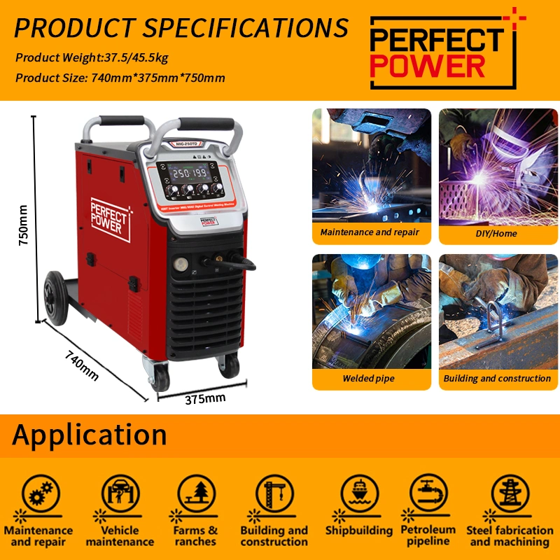 Heißer Verkauf Inverter Gas Welding Machine MIG Gas Shielded Welder Großhandel/Lieferant MIG