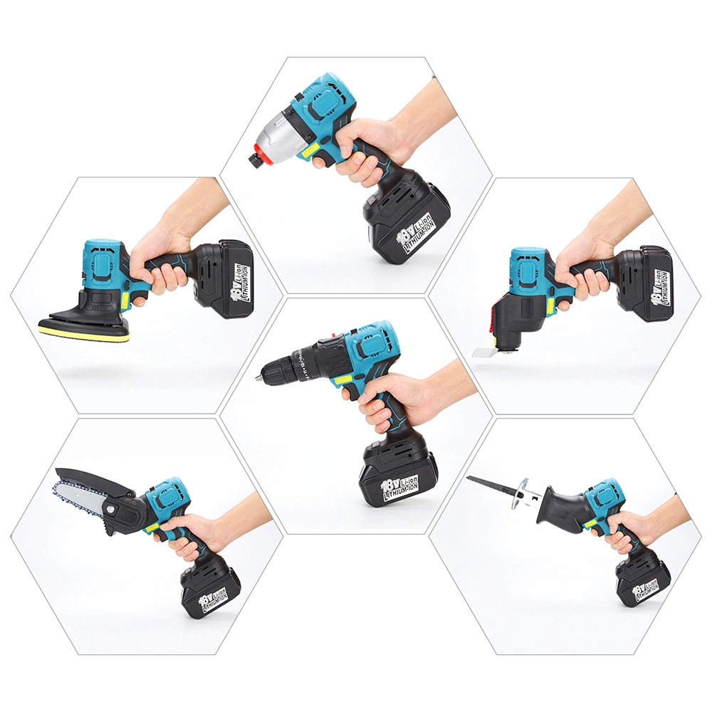 Outils électriques sans fil multi-fonctionnels pour tronçonneuse multifonction, perceuse, clé, scie (CMFT20)