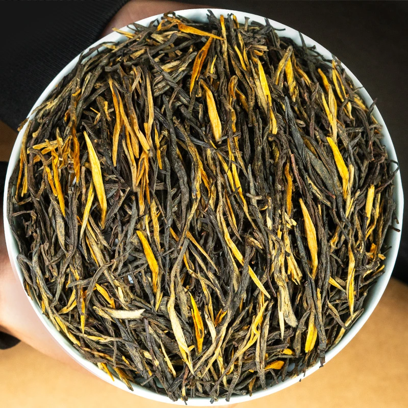 Fengqing Black Tea Golden Bud Big Needle Top Yunnan Dianhong Black Tea