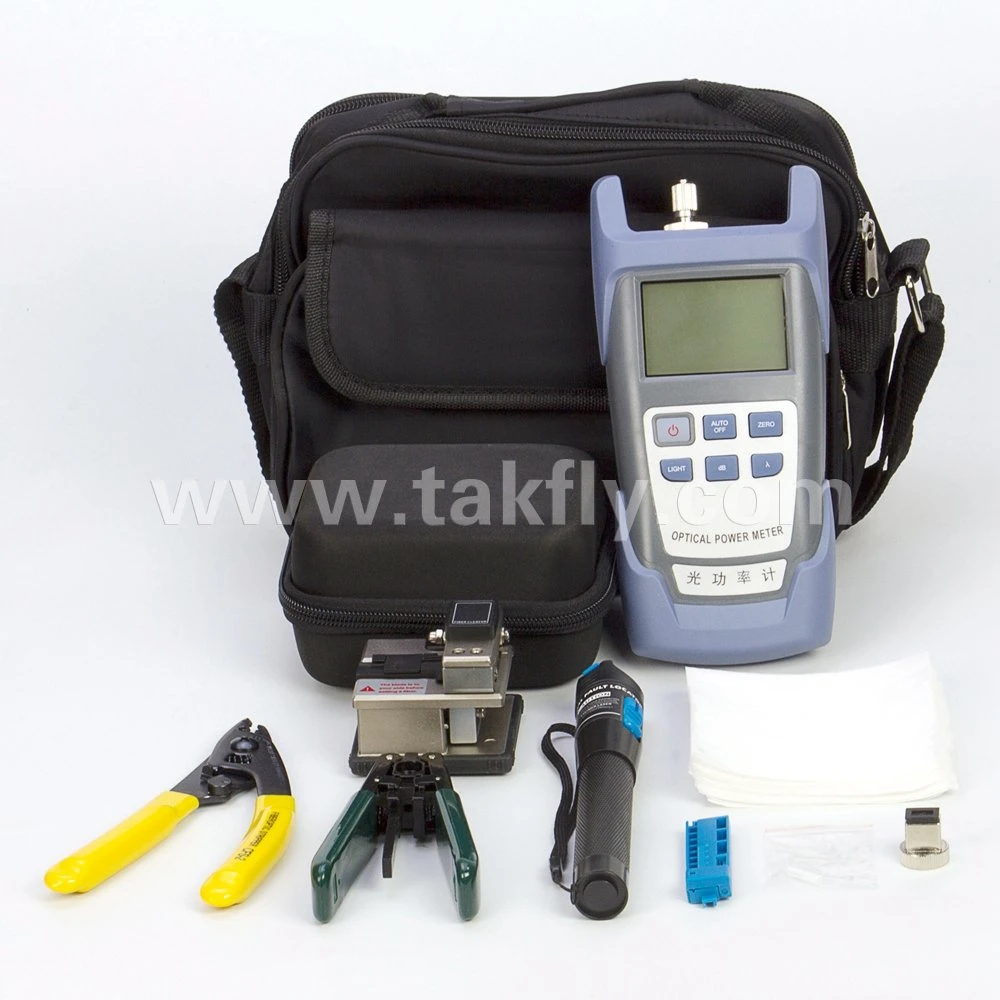 Leistungsmesser und optische Fault Locator FTTH-Baugruppe mit optischer Glasfaser Termination Tool Kit