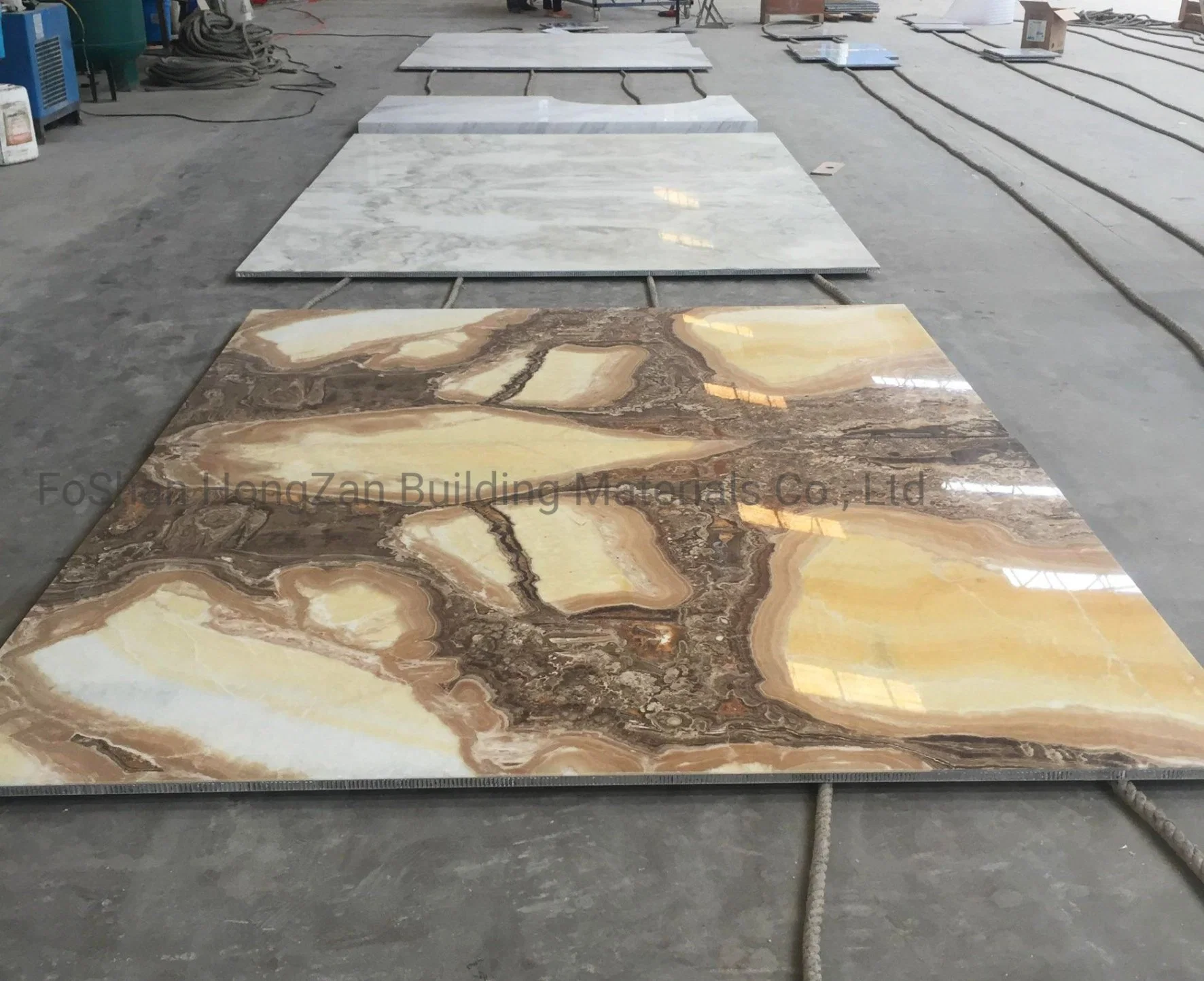 Natural Stone Material Marble Composite Panel for 3D TV Wall