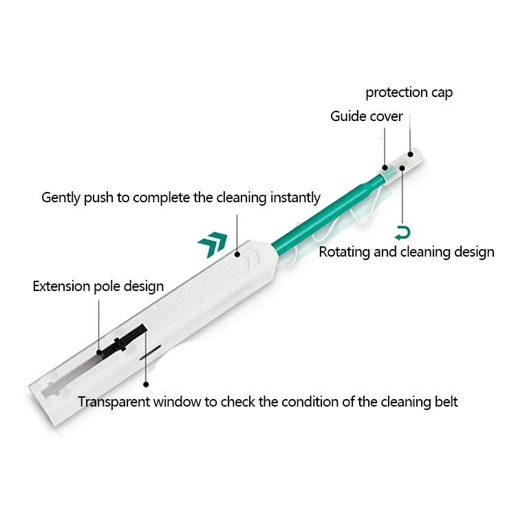 Чистящее перо SC St FC LC Fiber Optic Cleaner Pen Инструмент для очистки оптоволокна