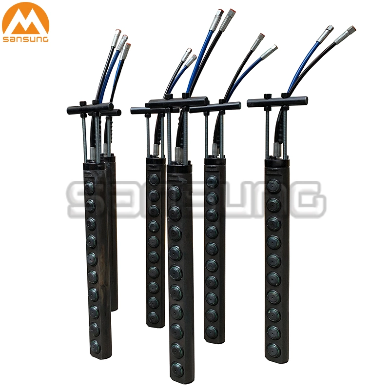 Piston Type Plunger Bar Wedges Hydraulic Splitter for Rock Boulder Cracking in Quarrying