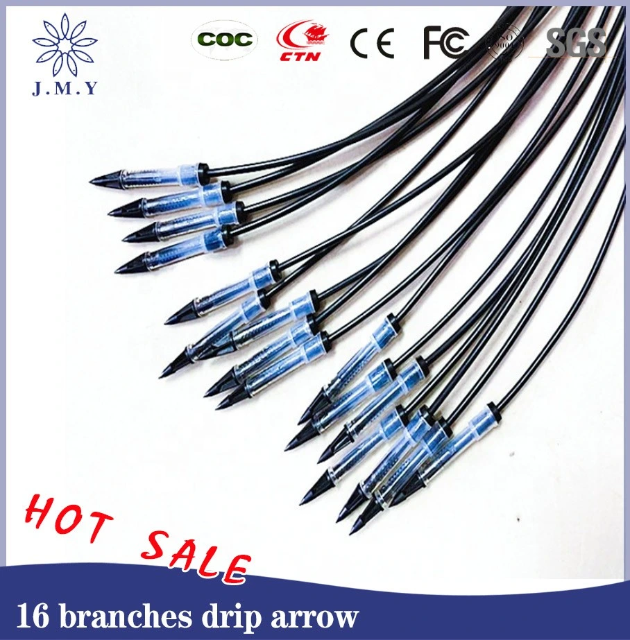 16 Branches Straight Arrow Dripper for Farm Greenhouse Agriculture Irrigation