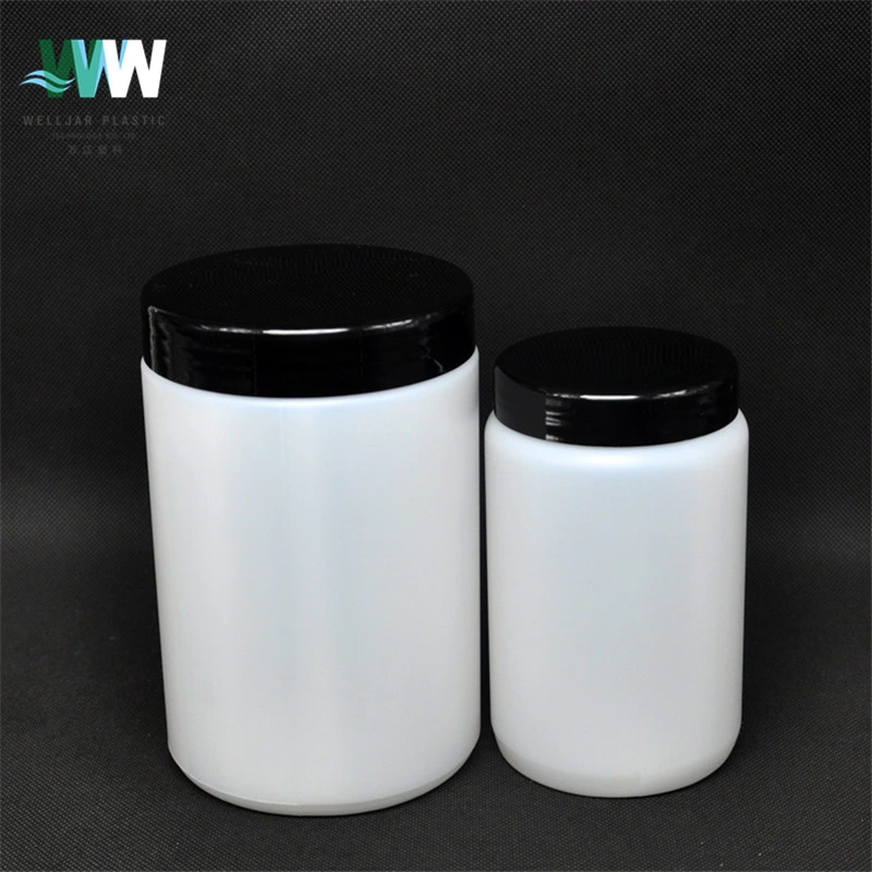 1000ml 1L Cosmetic Packaging Wholesale/Supplier Wide Mouth HDPE Plastic Bottle