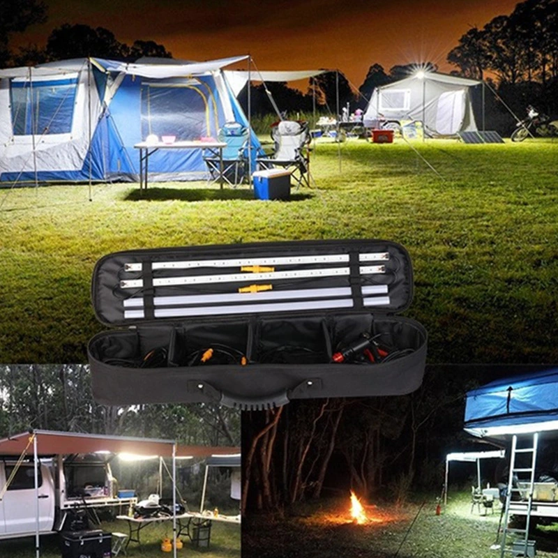 DC12V Waterproof White LED Flexible Camping Strip Work Light for Tent