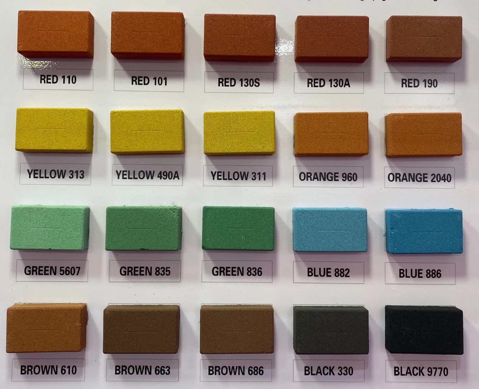 Chemical PVC Additive Inorganic Pigment Iron Oxide Pigment for Concrete Brick