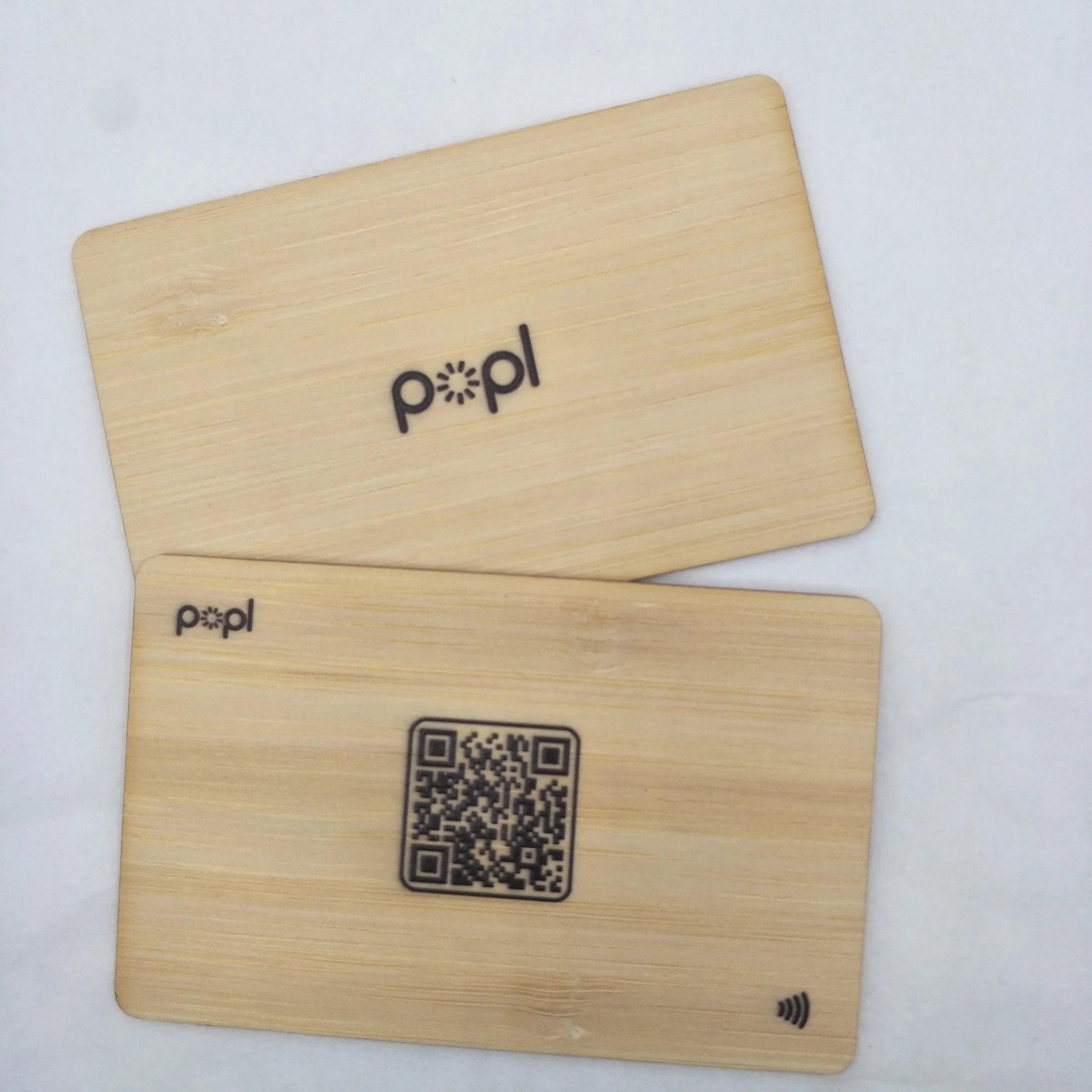 13.56MHz ISO14443A Classic 1kb Wooden RFID Hotel Key Card