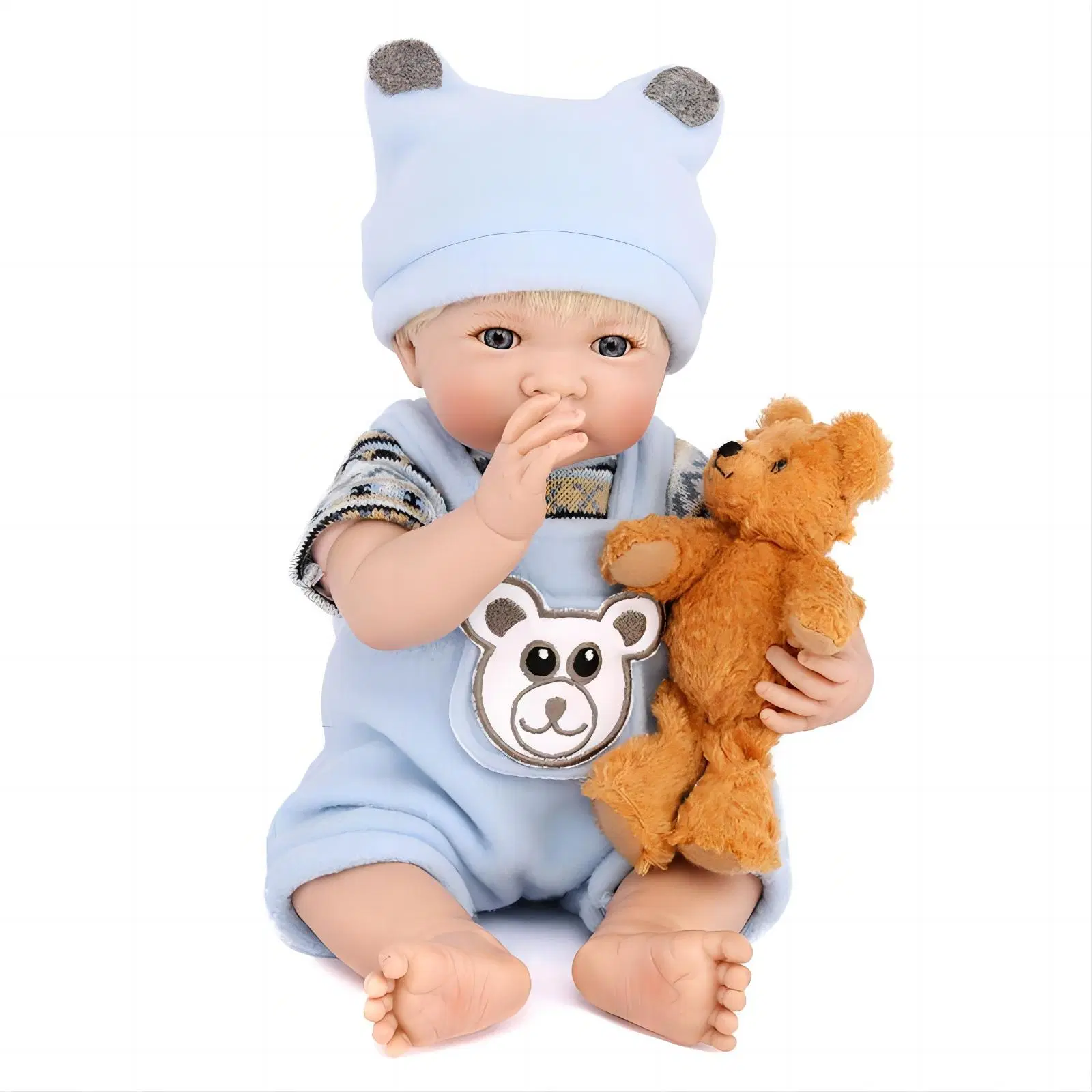 OEM Factory Customized Reborn Baby Dolls Realistic Silicone Doll Children Toy Vinyl Baby Dolls Baby Boy Doll Boy Girl Doll Gift Manufacturer in China