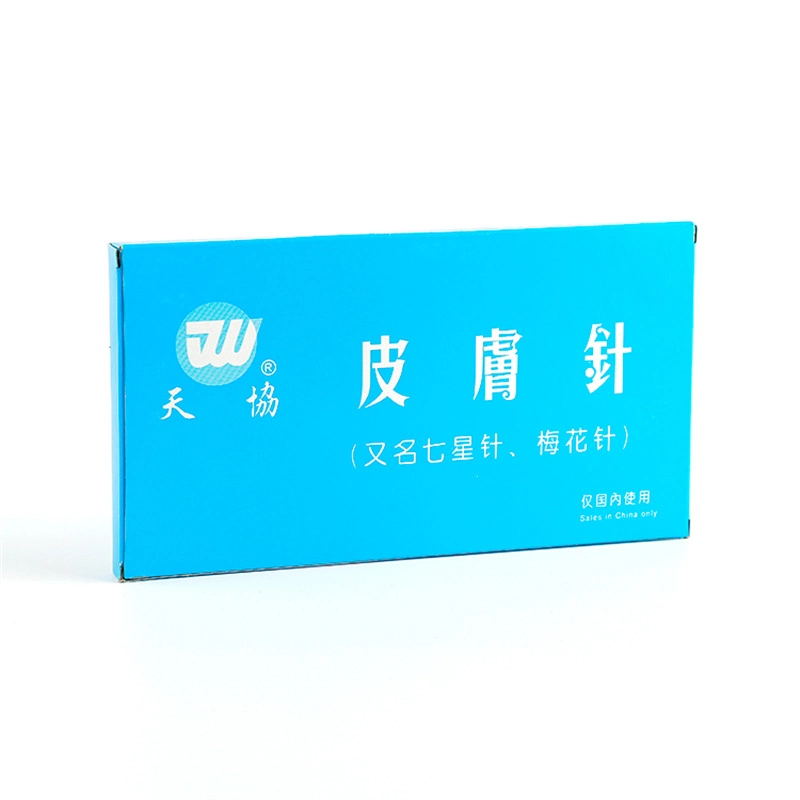 Tianxie Disposable Sterile Seven Star Plum Blossom Skin Needles with Double Heads Health Products