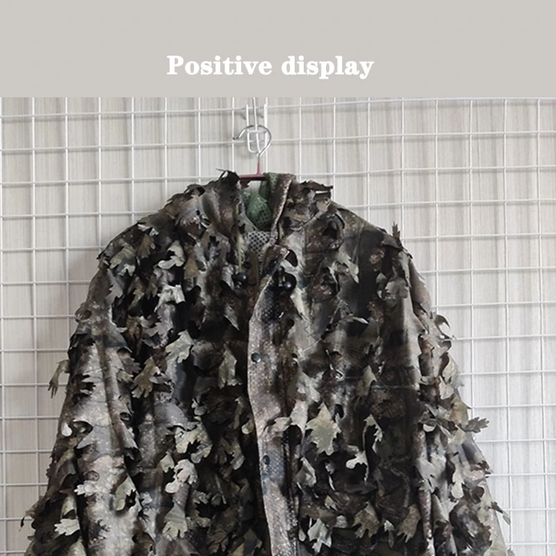 Military Camouflage Geely Uniform for Outdoor Combat Ghillie Suit