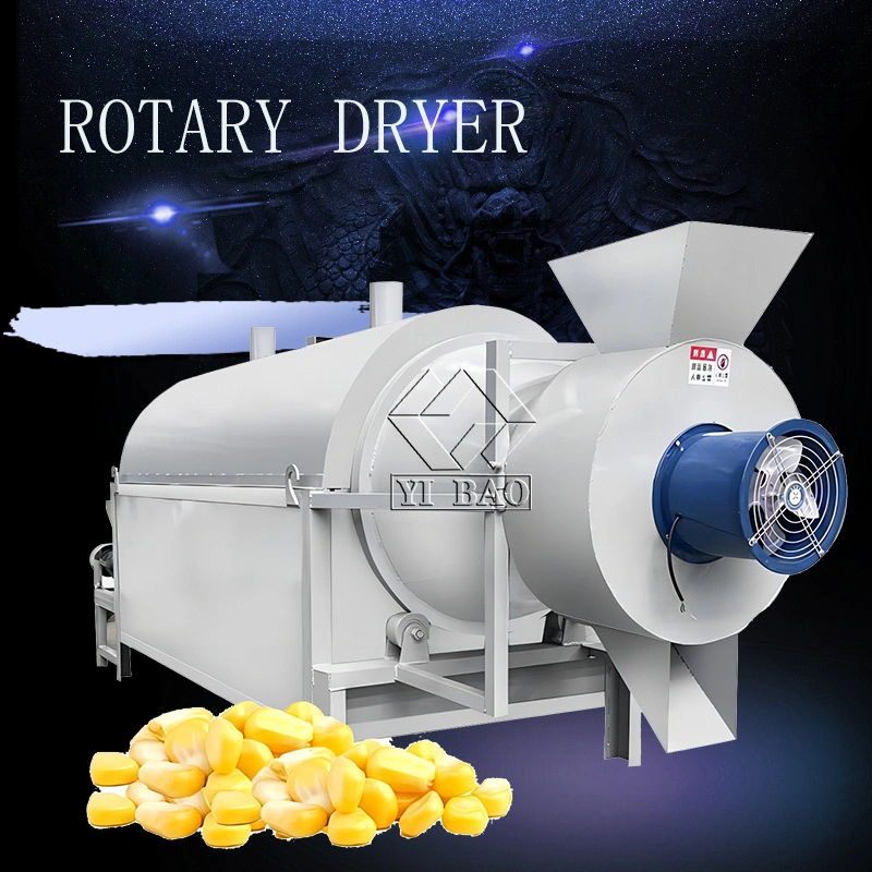 Professional 500kg/H Capacity Drying Machine Coconut Fiber Rotary Drum Dryer Equipment