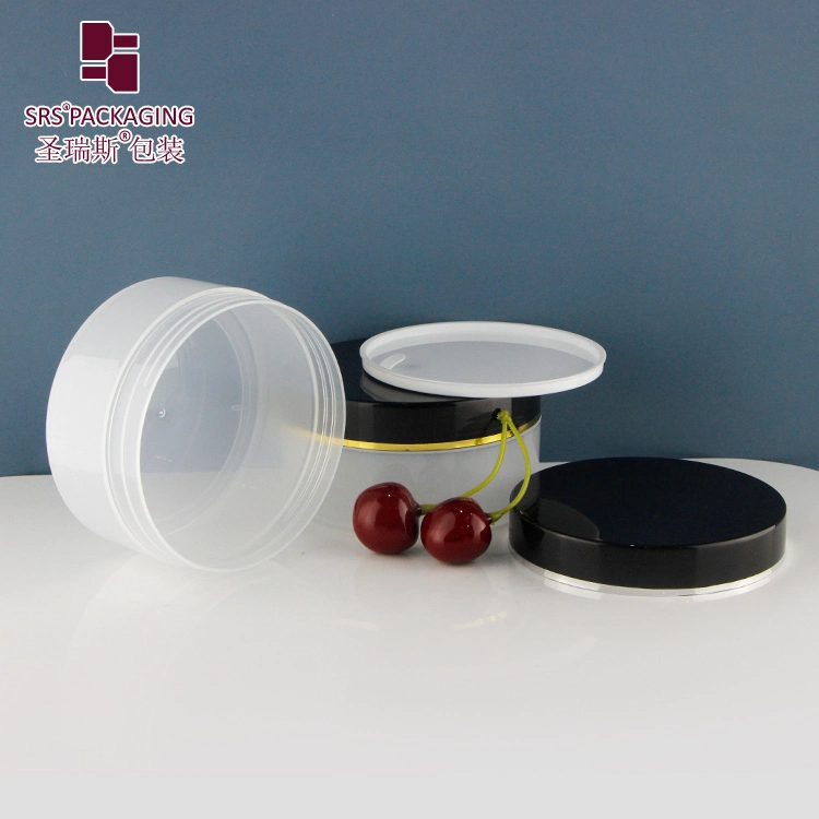 SRS New Jar Eco-friendly PP Plastic Empty Cosmetic Packaging 200g