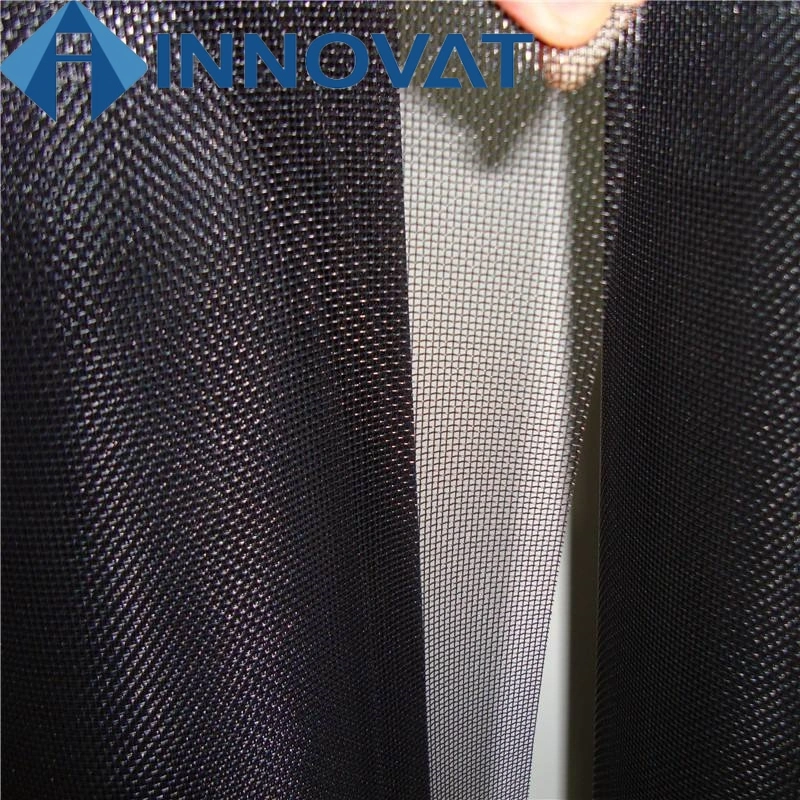 Black Iron Woven Cloth / Mild Steel Wire Mesh / Black Woven Wire Mesh