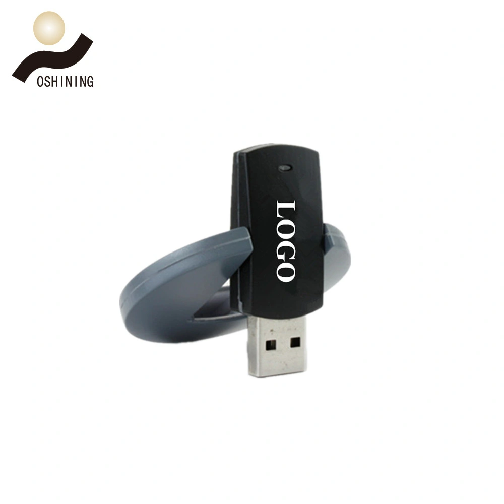 Flat Swivel USB Plastic Momery Disk (USB-037)