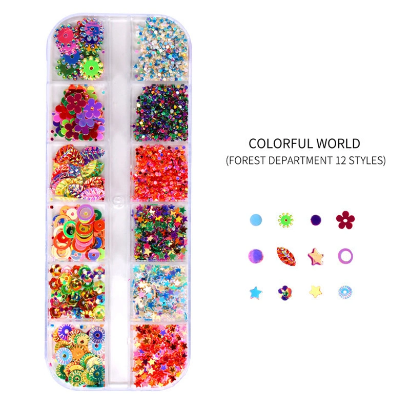 Hollow Rivet Rhinestone Beads Drill Pen Brush Tweezers Nail Art Decoration Set