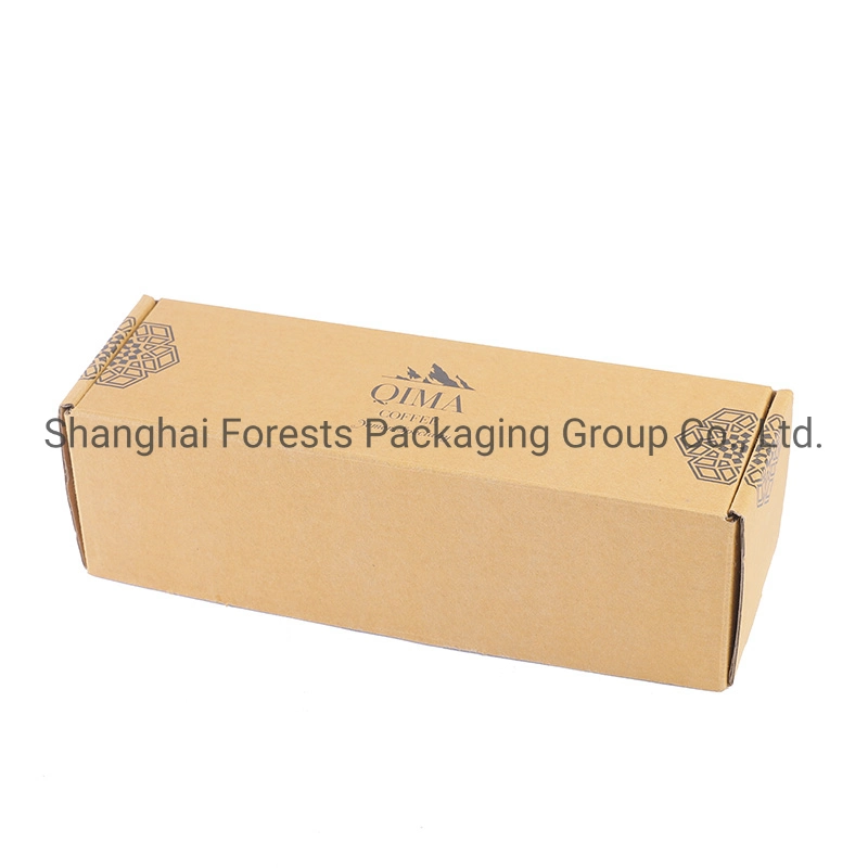 Mayorista de impresión ecológica personalizados de papel Kraft bolsas de café dulces de chocolate Caja de cartón ondulado Mailer