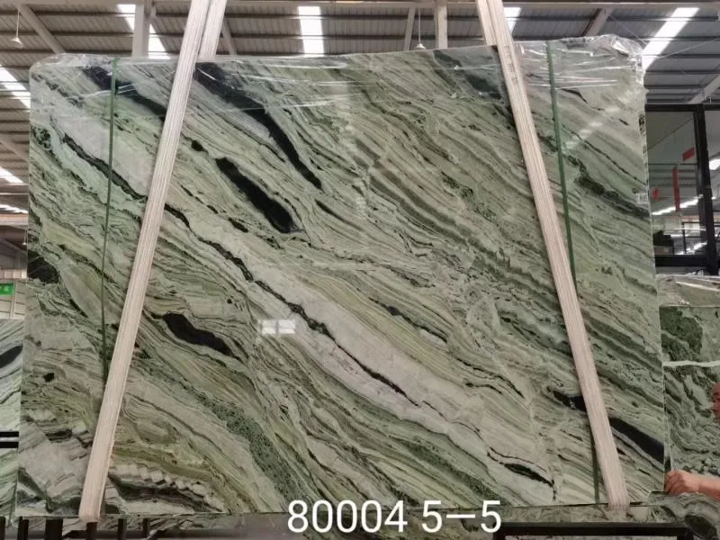 Shangri Ice Green Jade Slab Light Green Veined Marble