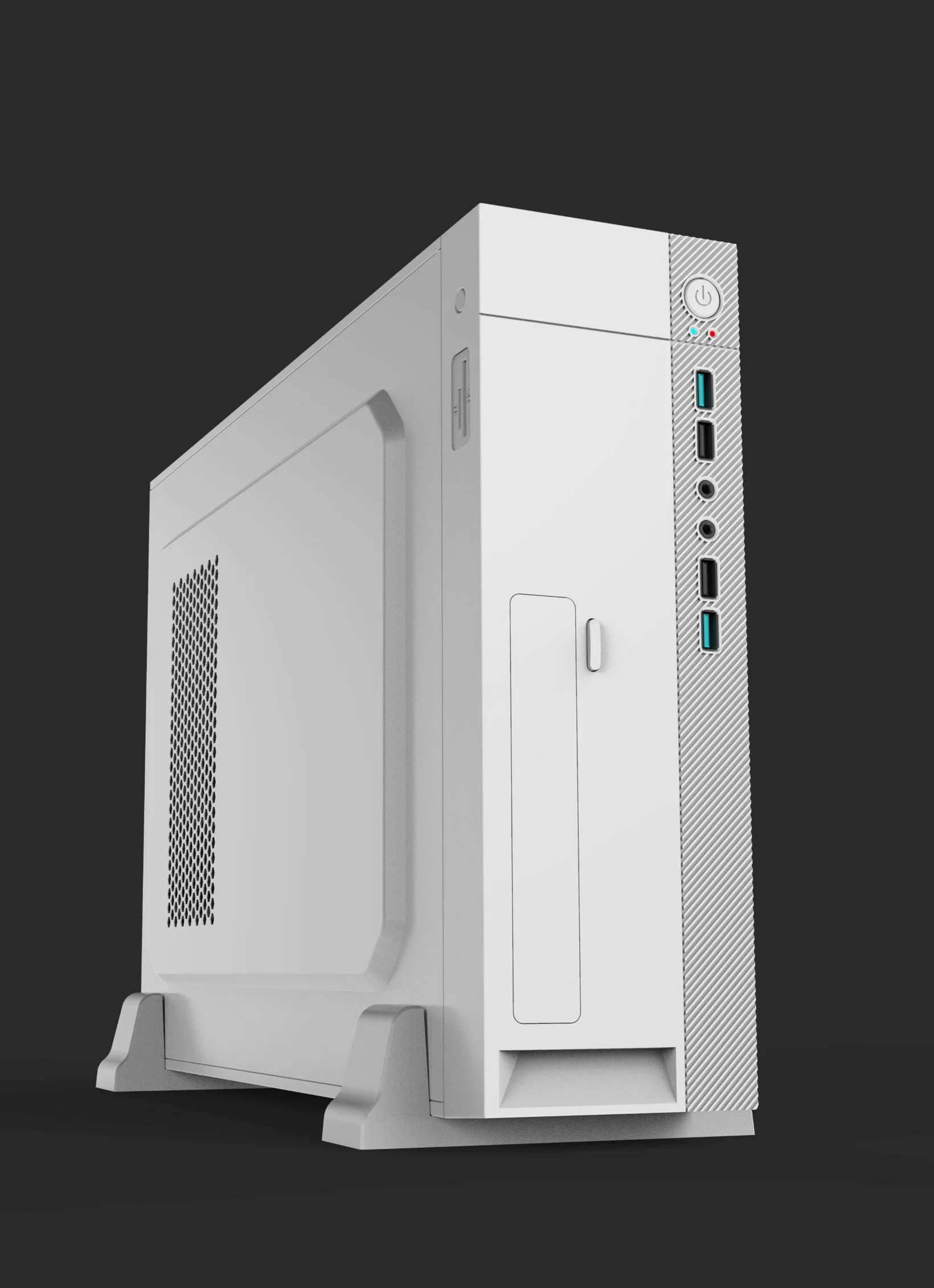 Fashion Design Black or White Desktop Micro ATX PC Case Computer Slim Case