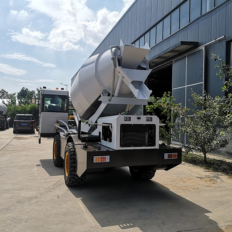 Lmg Nouveau camion mélangeur de béton à chargement automatique 4 mètres cubes