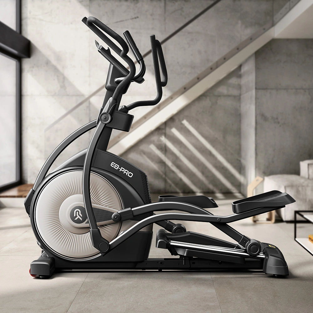 Ypoo Home Commercial Fitness Elliptical con FREE Yifit APP Deporte Máquina elíptica Auto 21 nivel Elliptical Trainer E8