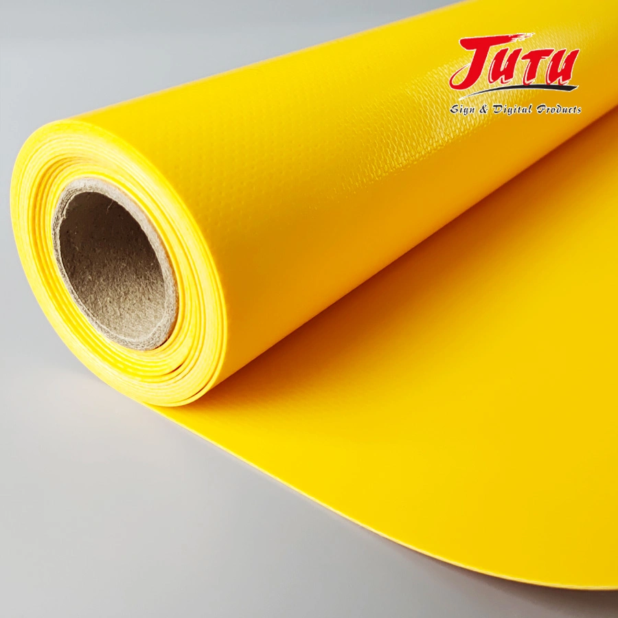 Jutu Fireproof Waterproof Tent Fabric 260-500g Coated Tarpaulin Material with Cheap Price