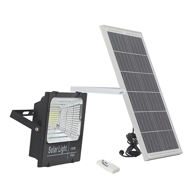 Professionelle Solar-Flutlicht LED IP67 Outdoor mit Fernbedienung Flutlicht Solar Dämmerung bis zur Morgenröte