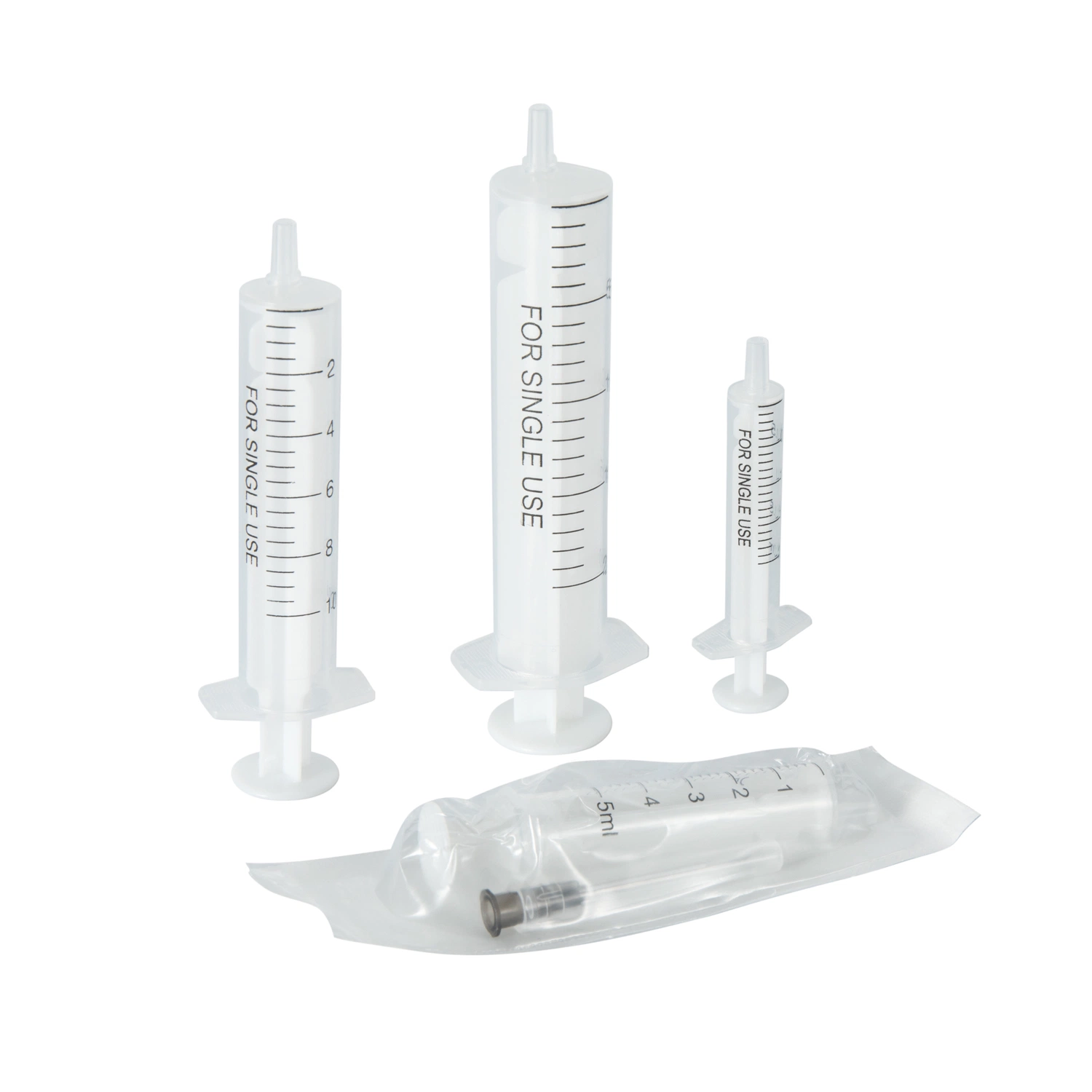 Plastic Products Medical Use Sharp Sterile Syringes with Needle or Without Needle