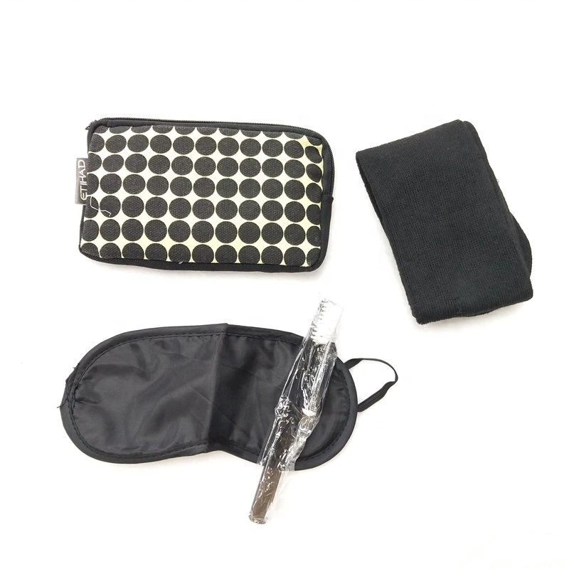 Set of Traveling Bag Airline Amenity Kit Amenities Hotel Set