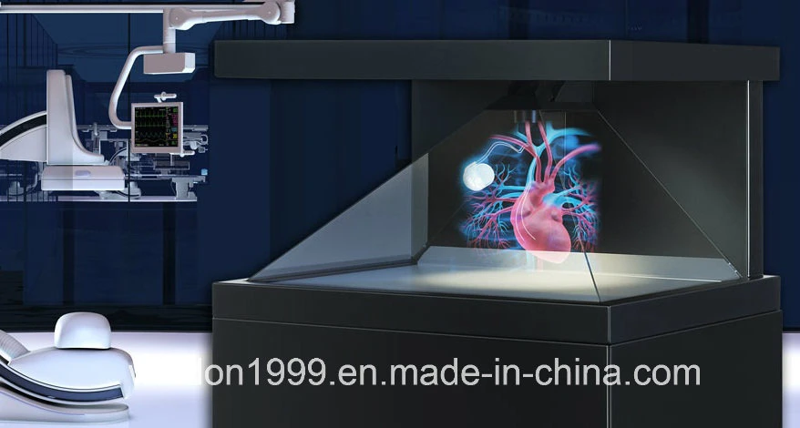 270 Degreee Holograma 3D mostrar Showcase Holobox Pirámide holográfica de Equipo de Publicidad