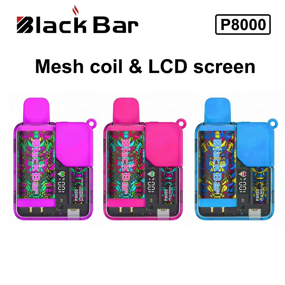 Mesh 8000 Puffs Bar LCD Screen Wholesale/Supplier Disposable/Chargeable Vape Pen