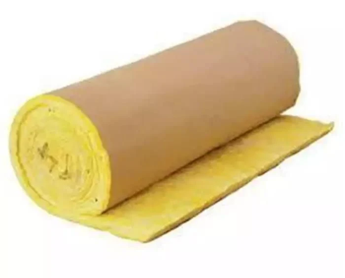 Used for Building Wall Roof Insulation Glasswool Roll Felt Sound Insulation and Heat Insulation Kraft Facing