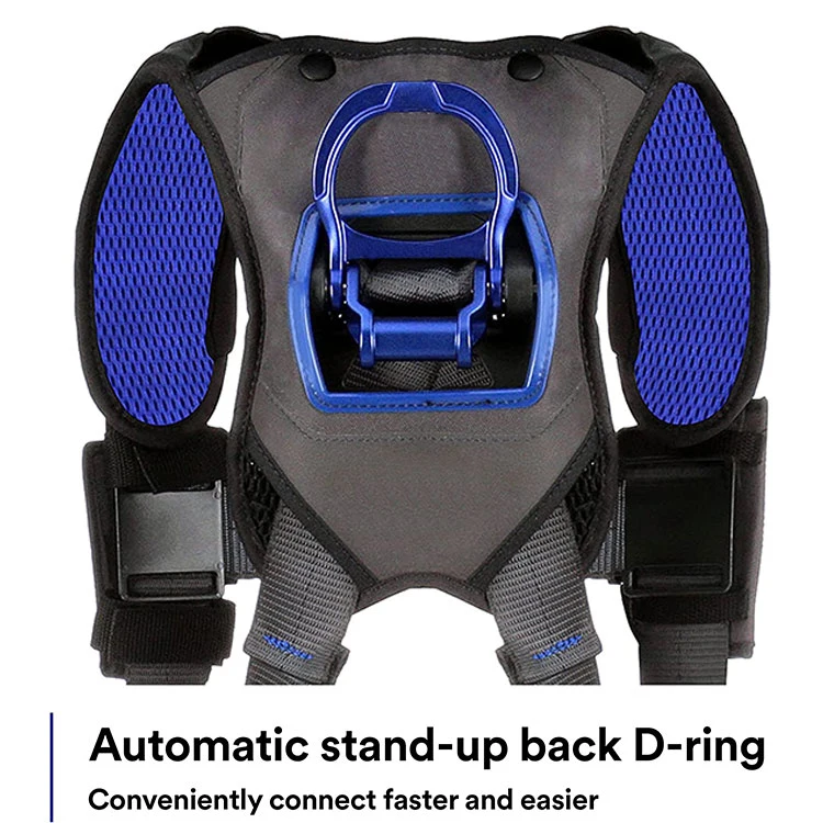 Fall Protection Industry Back D-Ring Auto Locking Quick Connect Safety Belt