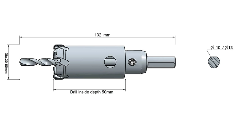 Tool Manufacturer Tct Carbide Hole Saw for Cutting Stainless Steel Metal