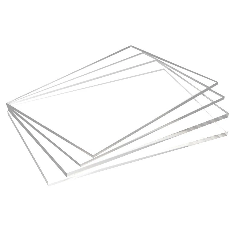 Feuille de PET transparente de qualité supérieure de 0,12 mm à 6 mm, feuille en plastique transparente en acrylique PVC PET PC PS pour les écrans de table