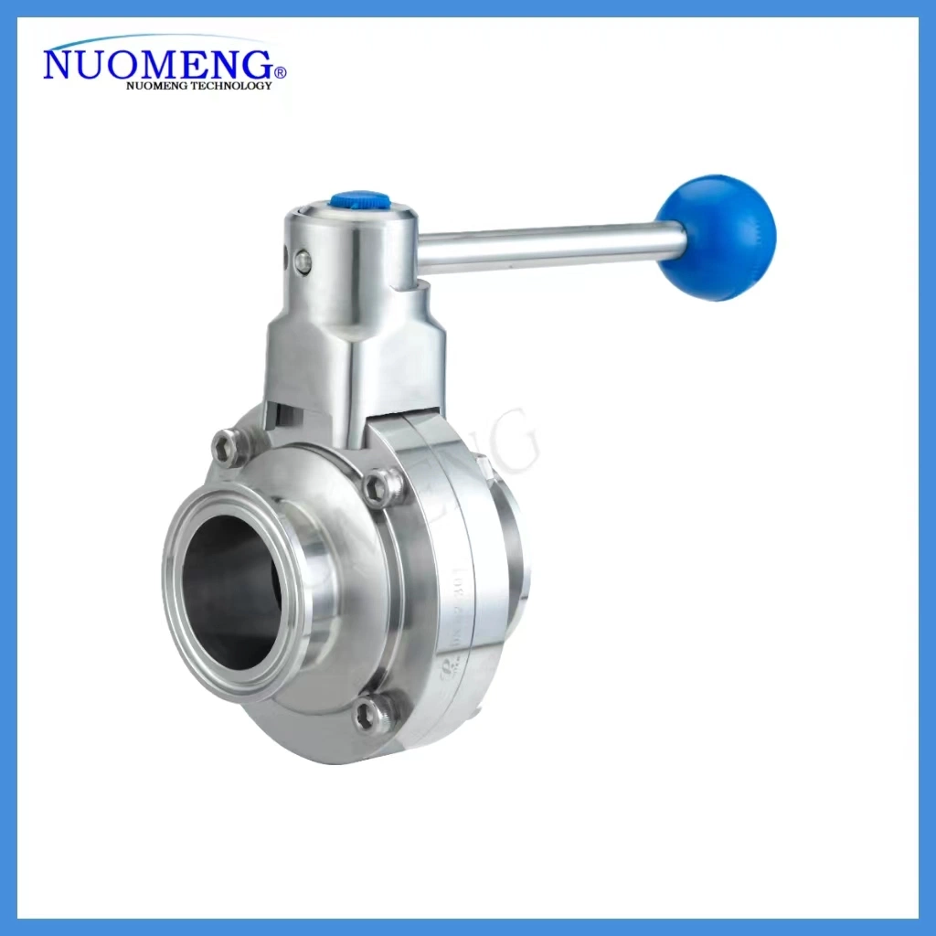 Sanitary Stainless Steel SS304/316L Manual Welded Pulling Handle/Multi-Position Butterfly Valve &Ball Valve&Pipe Fitting