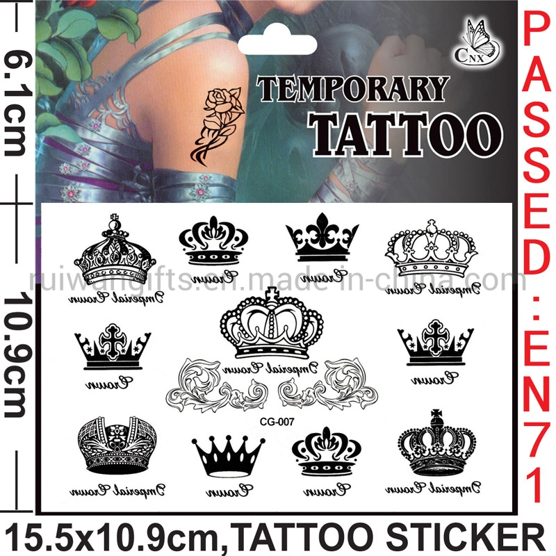 Fashional Waterproof Temporary Tattoo Sticker Body Art (cg067)