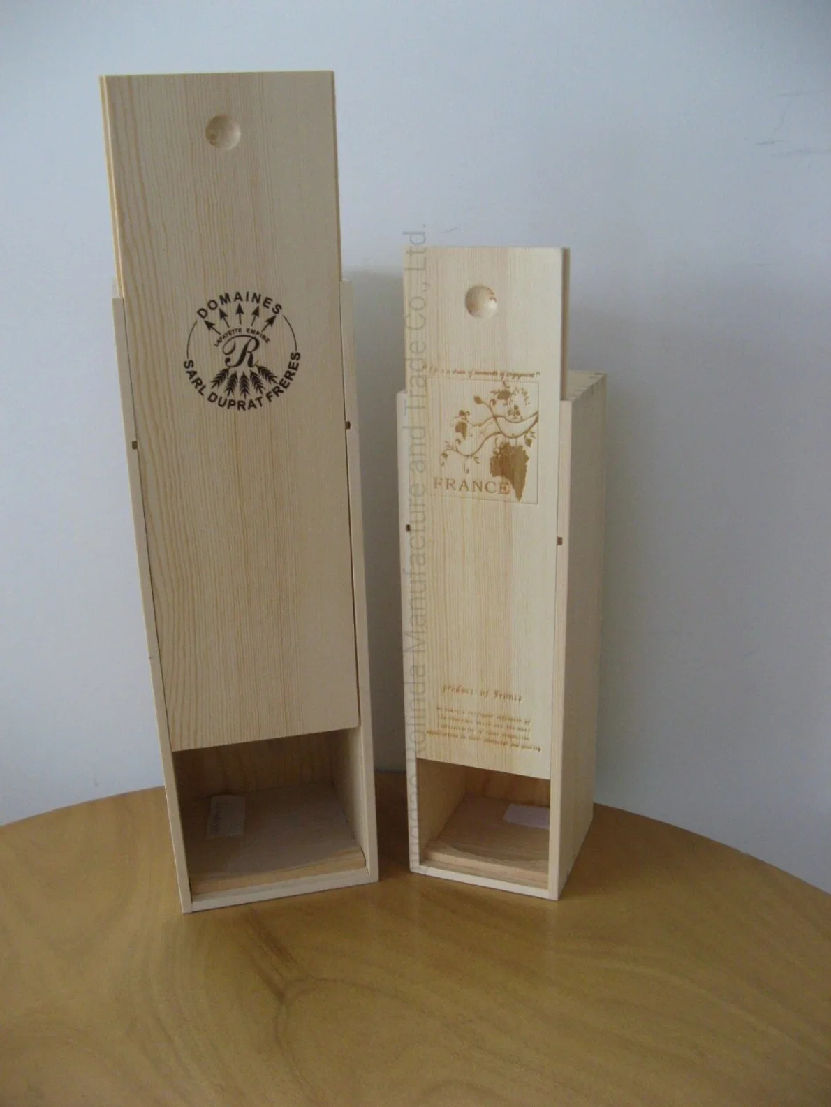 Handmade Promotional High quality/High cost performance Cheap Wooden Wine Box for Sale