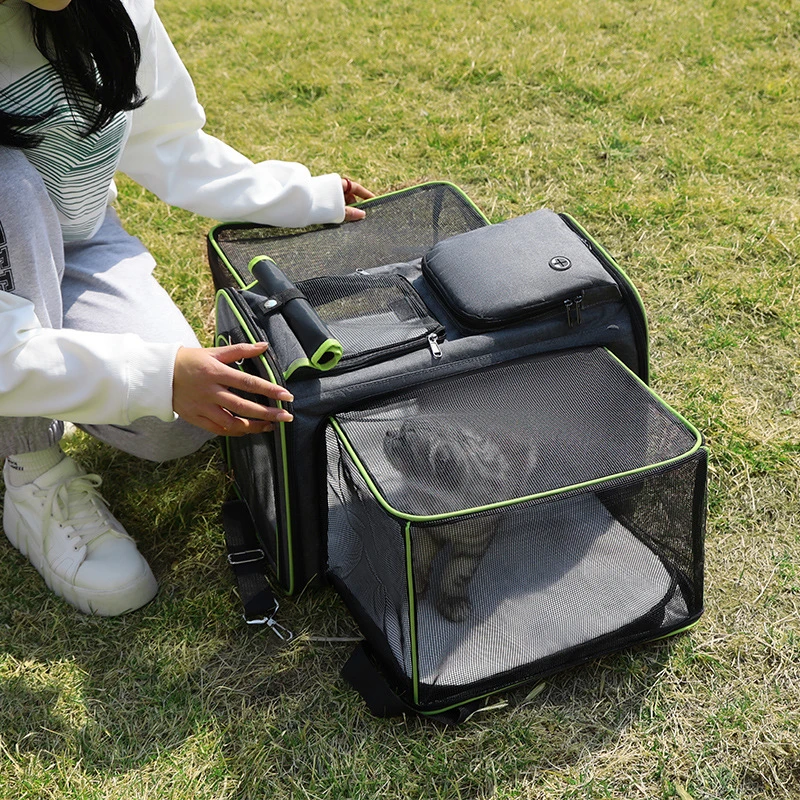 Amazon Top Demand High quality/High cost performance  Airline Travel Pet Carrier Pet Stroller Dog Carrier Airline Approved Pet Carrier