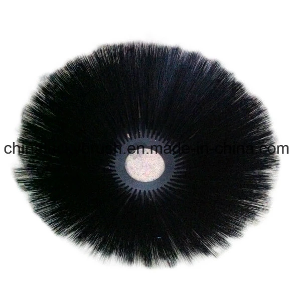 PP Material Black Round Road Brush (YY-017)