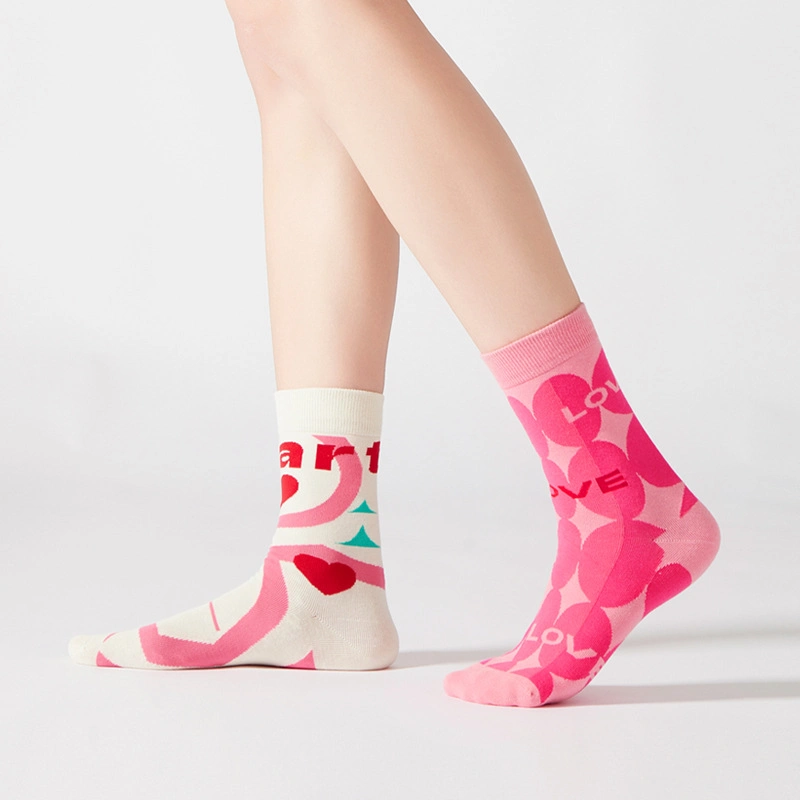 Wholesale Pink Socks Female Ins Tide Stockings Tube Cotton Men Women Socks