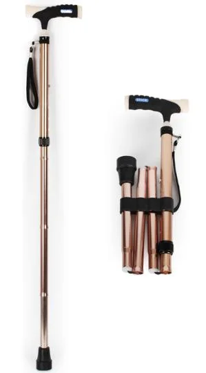 Four Legged Canes Elderly Stick Walking Adjustable Crutches Walking Cane