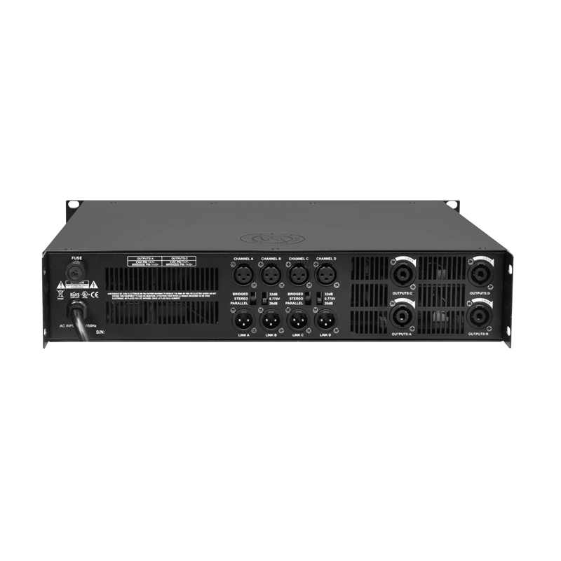 X2-2800 gran potencia 4500W por canal amplificador digital