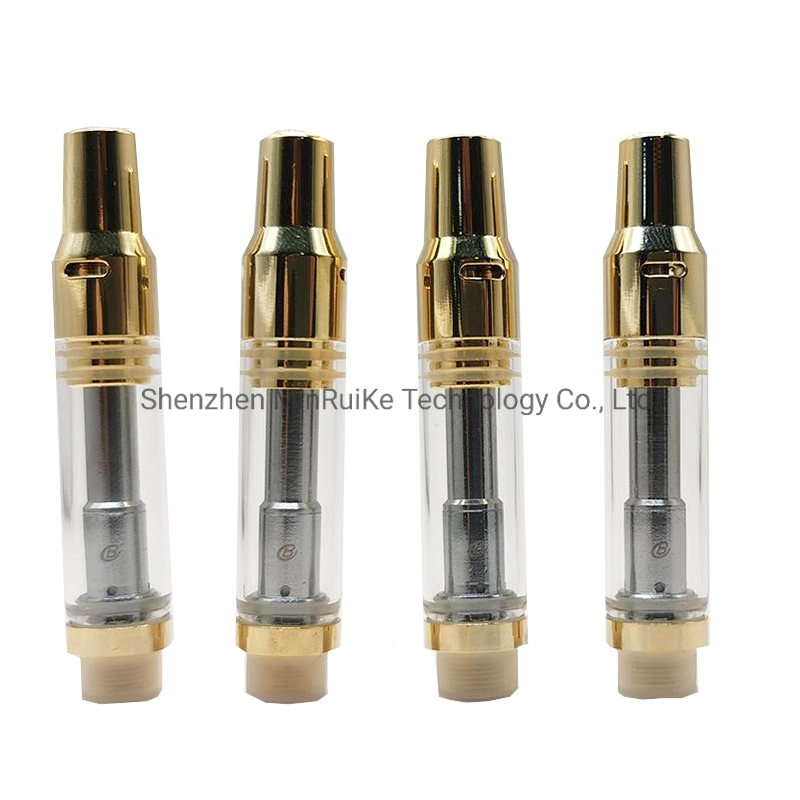 Бутон V15 Vape картриджи Em 1.0ml Золотой Vape картридж 2.0mm отверстие для масла E-сигареты пустой керамические тележек катушки 510 поток масла Vaporizers форсунок